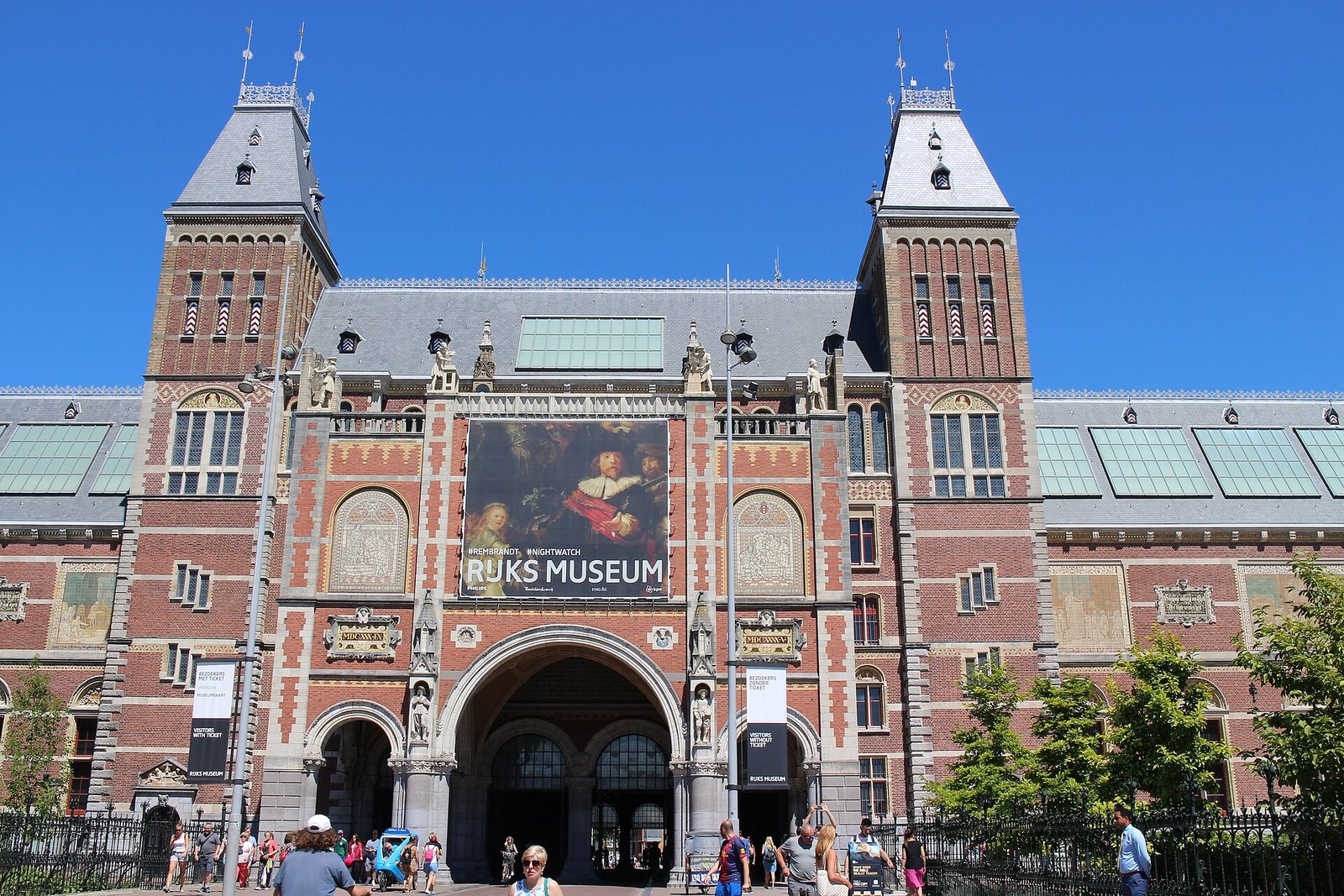 South facade of the Rijksmuseum in Amsterdam