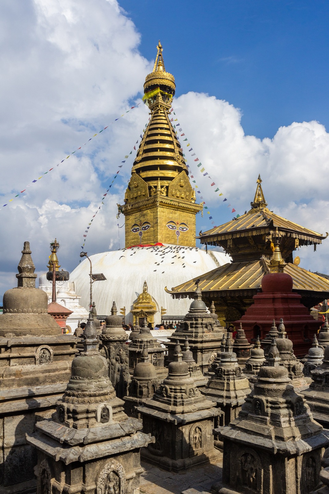 Swayambhunath stupa in Kathmandu
