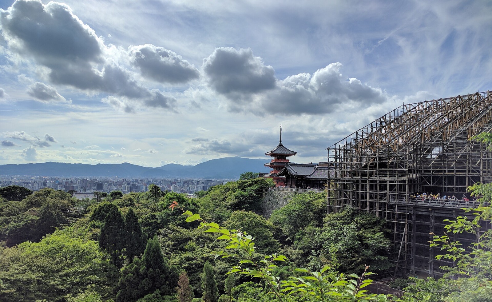 Temple landscape in Kyoto