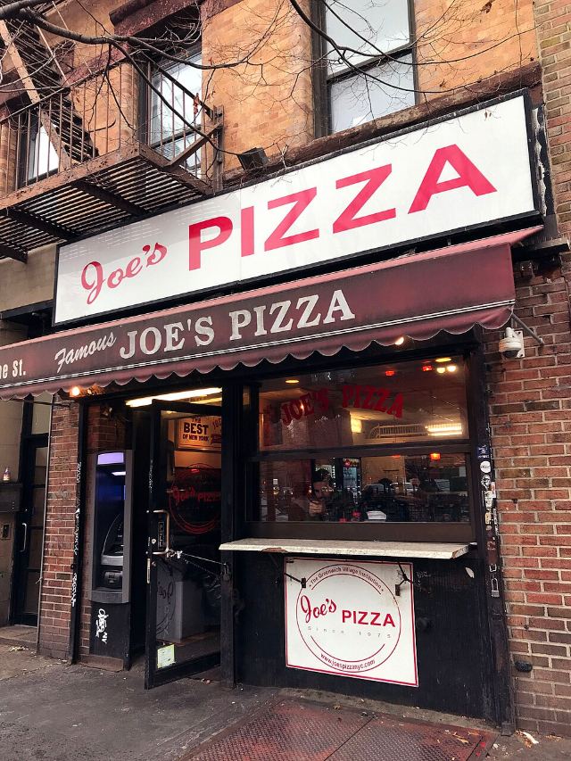Joe's Pizza, Greenwich Village, NYC