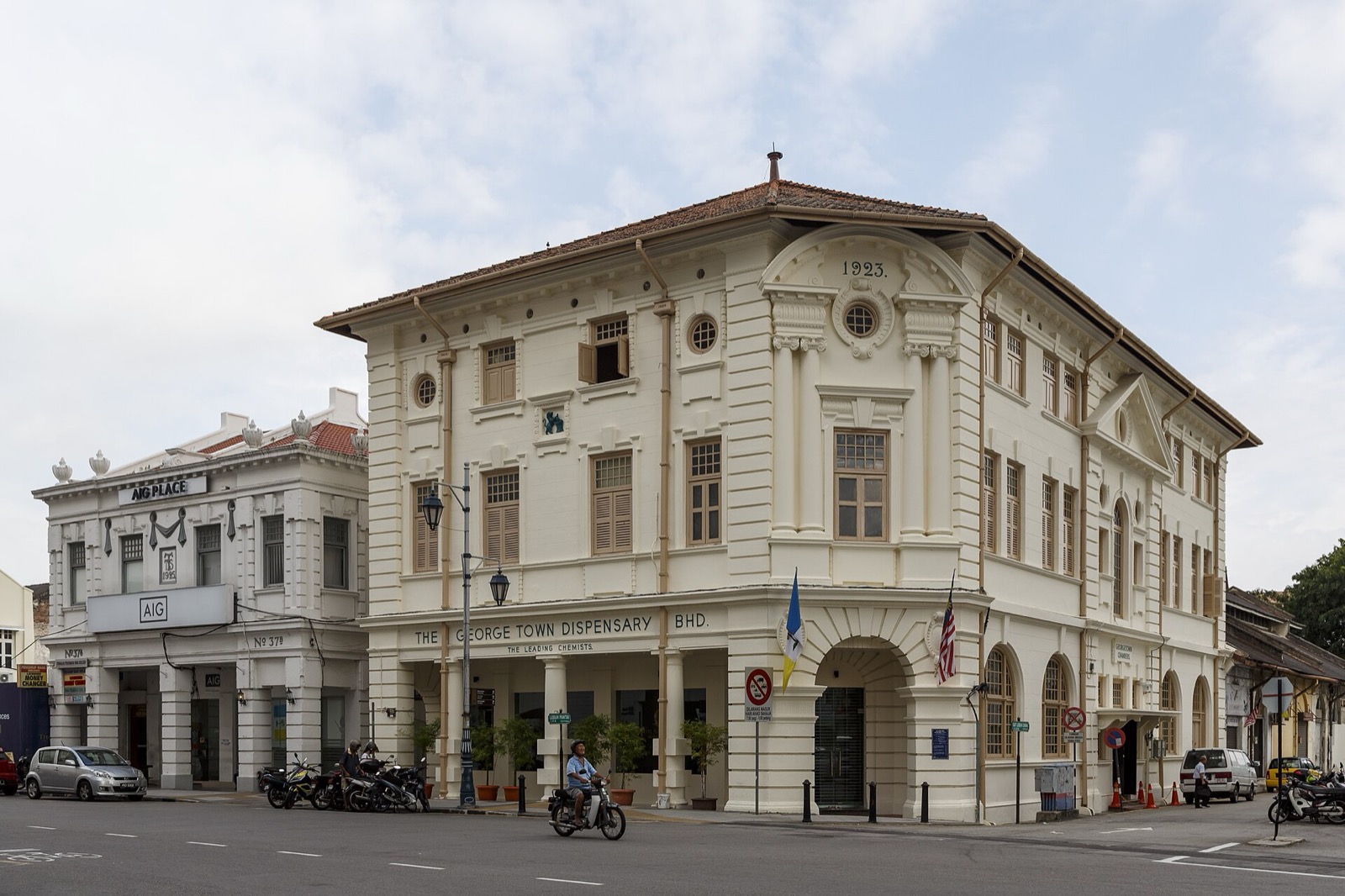 Historic George Town Dispensary building in Penang