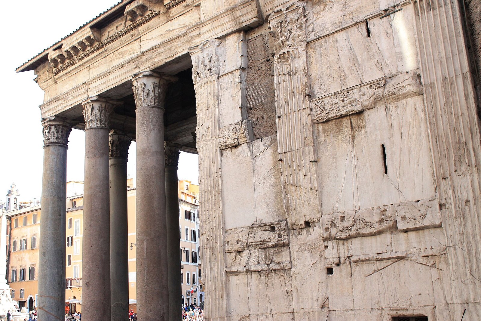 Exterior of the Pantheon in Rome