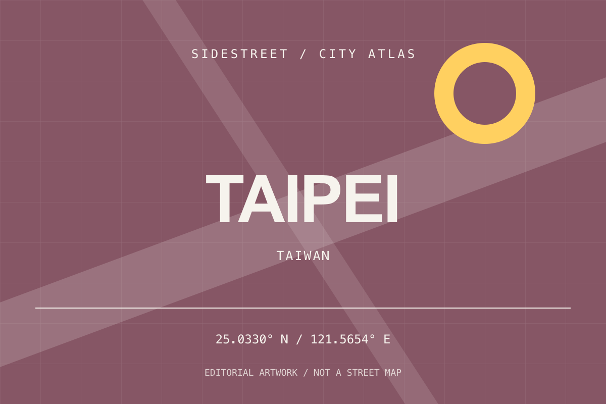 Taipei city atlas artwork
